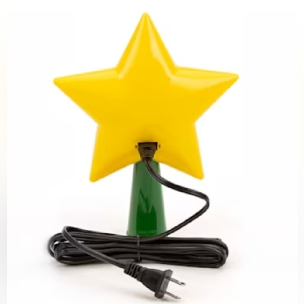 NWT SUPER MARIO BROTHERS SUPER STAR ELECTRIC CHRISTMAS TREE TOPPER ⭐️ - Picture 3 of 4